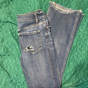 Flying Monkey Frayed Hem bootcut Jeans